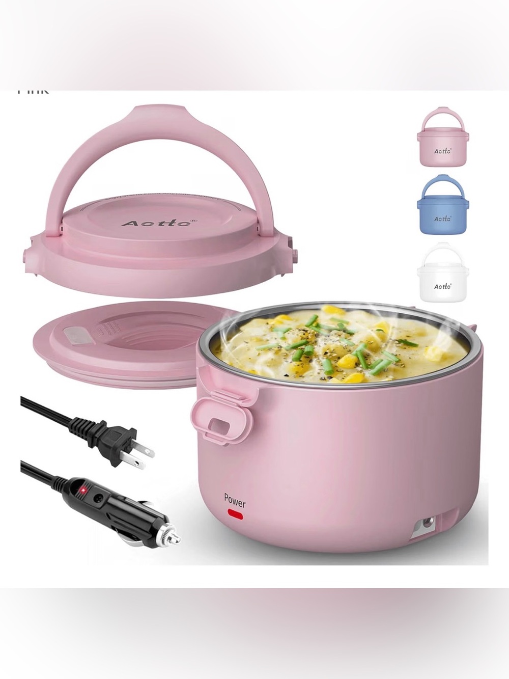 Electric Lunch Box, 32 oz Portable Food Warmer Heater, Lunch Warmer